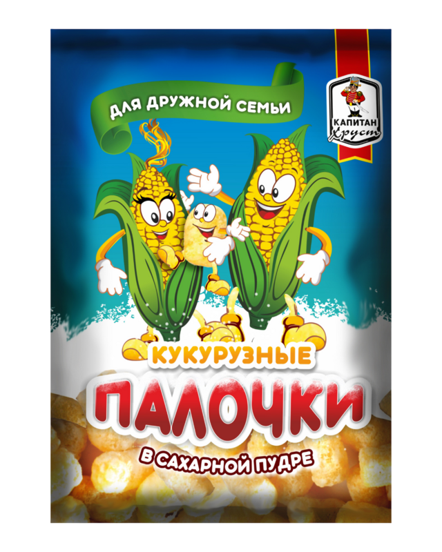 Кукурузные палочки в сахарной пудре, 60 г